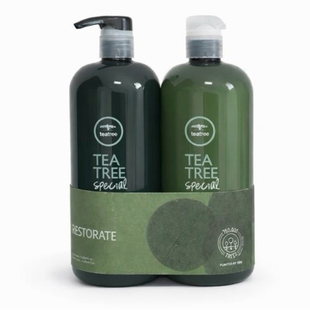 Paul Mitchell Tea Tree Special Shampoo Conditioner Liter 33.8oz Pump Duo